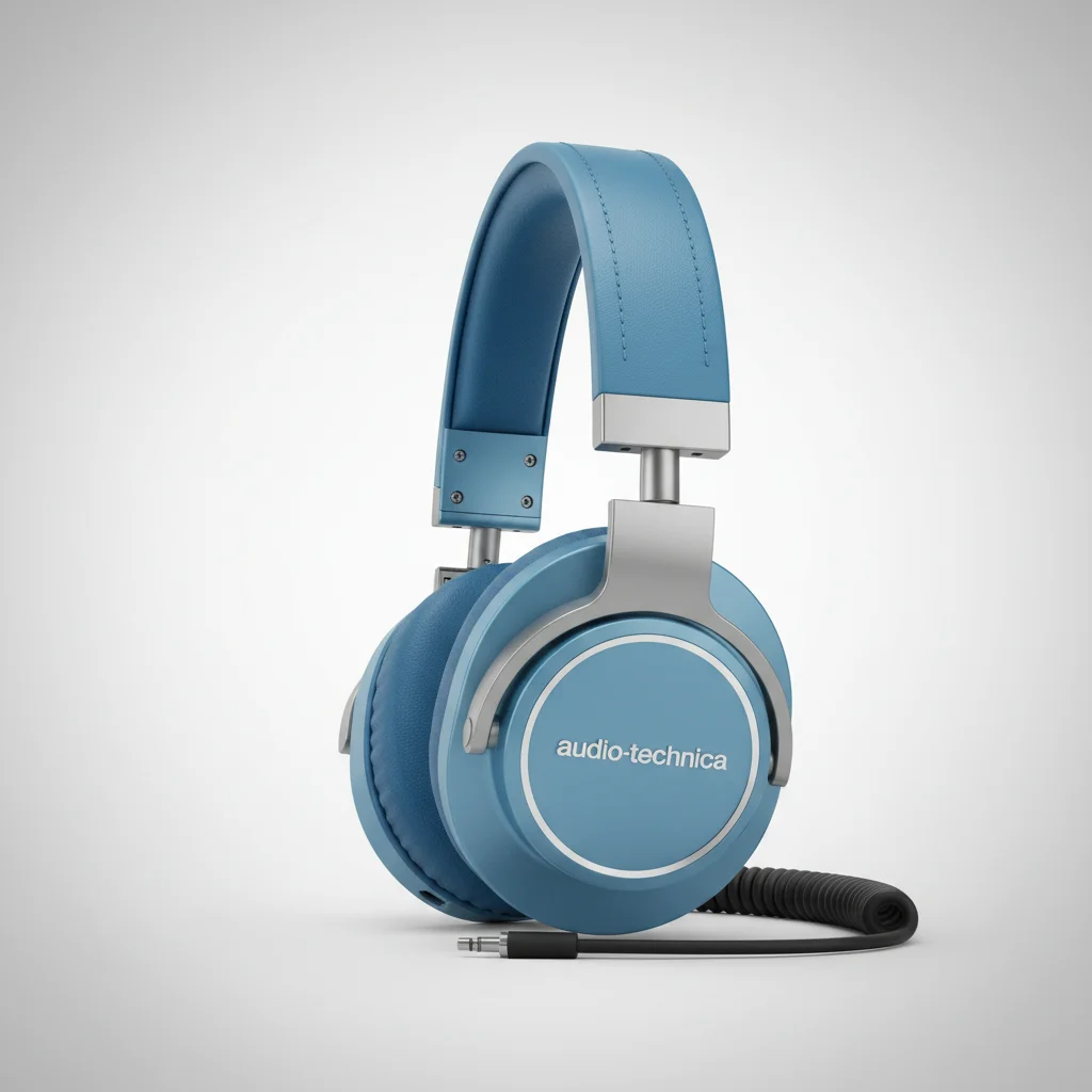 Audio-Technica ATH-M50xBT2 Wireless Headphones Ice Blue image 2