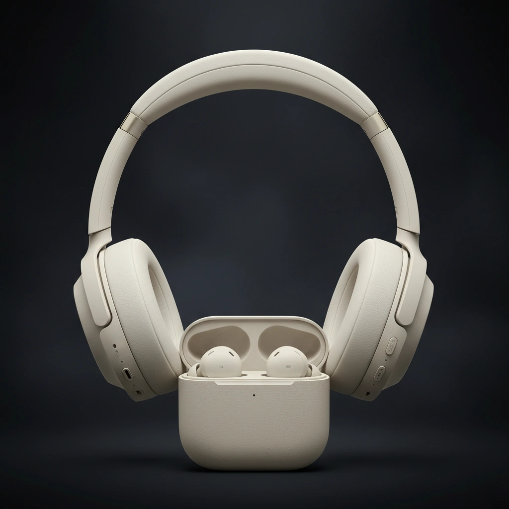 Sony ULT WEAR Noise Canceling Headphones Off White