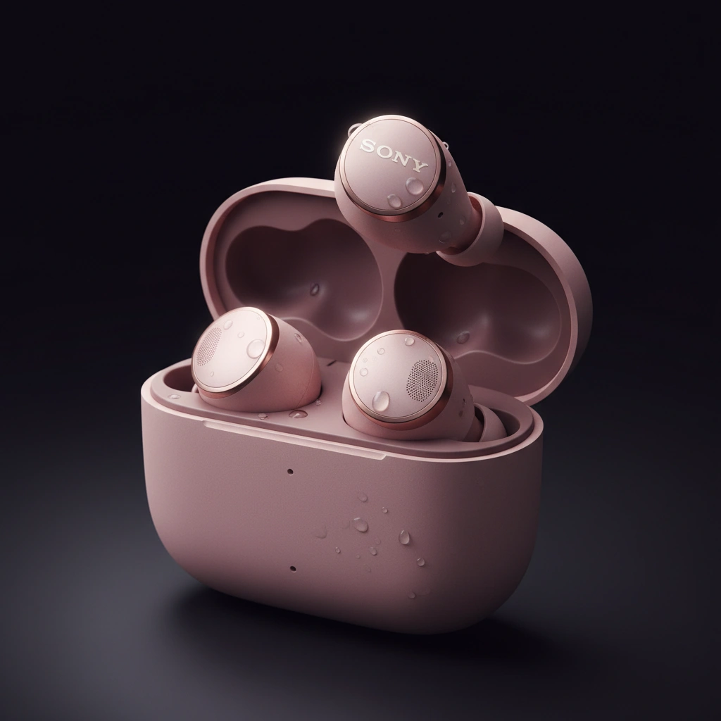 Sony WF-1000XM5 Truly Wireless Earbuds Smoky Pink image 3